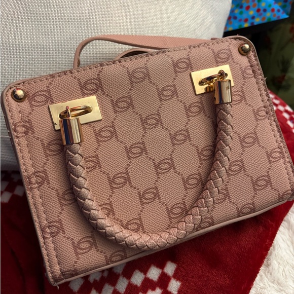 Bebe Blush Mini Bag with Gold Accents - Picture 3 of 3